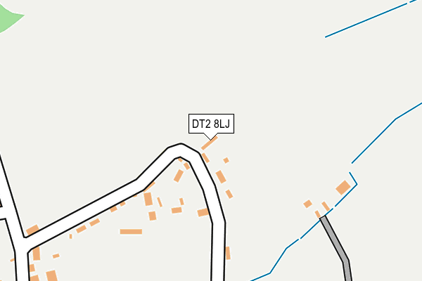 DT2 8LJ map - OS OpenMap – Local (Ordnance Survey)