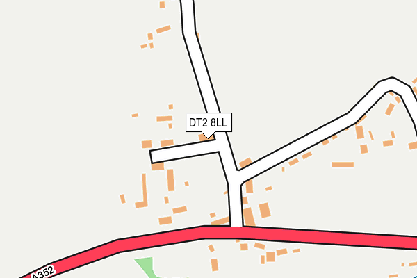 DT2 8LL map - OS OpenMap – Local (Ordnance Survey)
