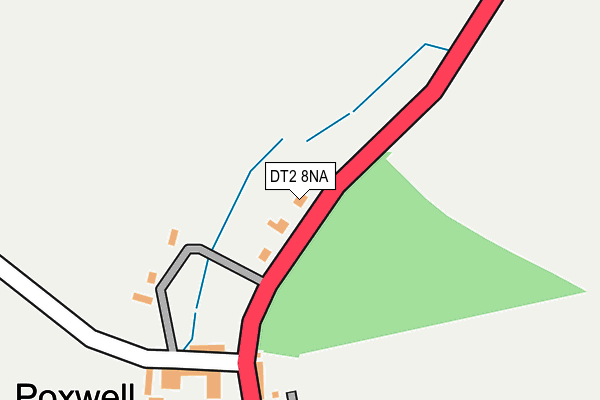 DT2 8NA map - OS OpenMap – Local (Ordnance Survey)