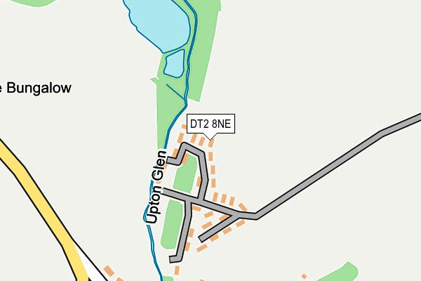 DT2 8NE map - OS OpenMap – Local (Ordnance Survey)