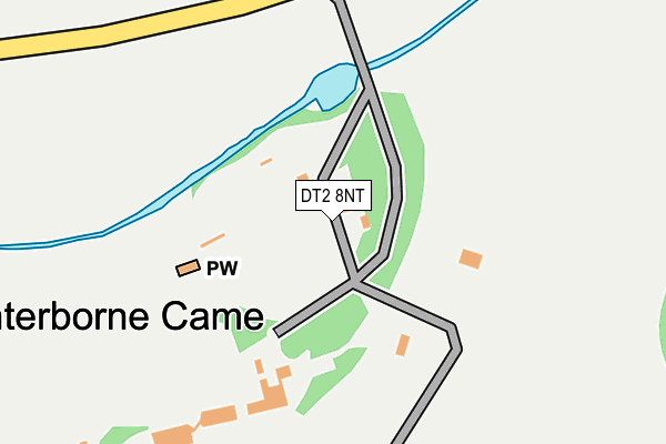 DT2 8NT map - OS OpenMap – Local (Ordnance Survey)