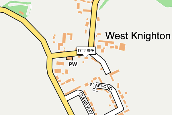 DT2 8PF map - OS OpenMap – Local (Ordnance Survey)