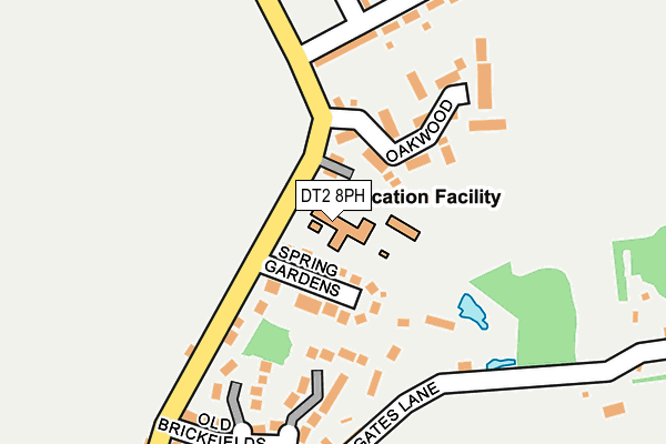 DT2 8PH map - OS OpenMap – Local (Ordnance Survey)