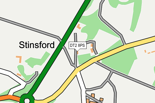 DT2 8PS map - OS OpenMap – Local (Ordnance Survey)