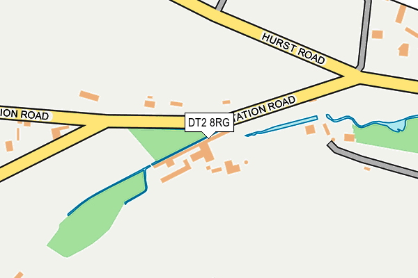 DT2 8RG map - OS OpenMap – Local (Ordnance Survey)