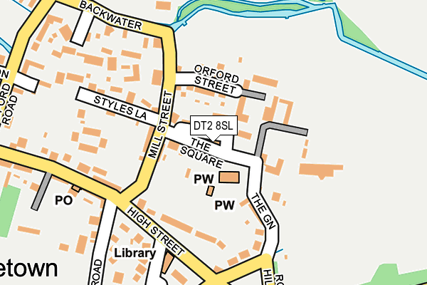 DT2 8SL map - OS OpenMap – Local (Ordnance Survey)
