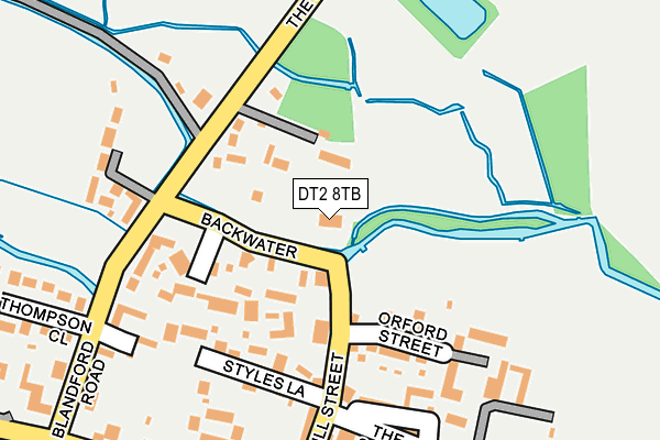 DT2 8TB map - OS OpenMap – Local (Ordnance Survey)
