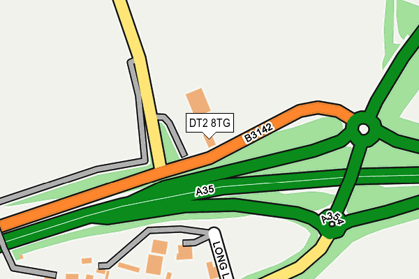 DT2 8TG map - OS OpenMap – Local (Ordnance Survey)