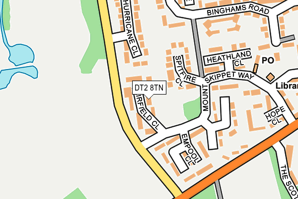 DT2 8TN map - OS OpenMap – Local (Ordnance Survey)