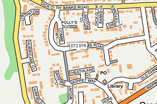 DT2 8TR map - OS OpenMap – Local (Ordnance Survey)