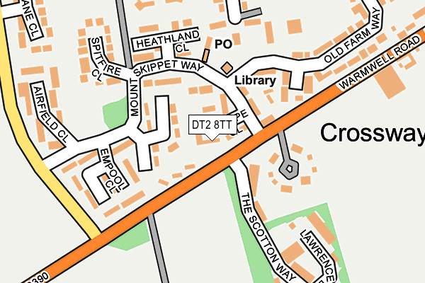 DT2 8TT map - OS OpenMap – Local (Ordnance Survey)