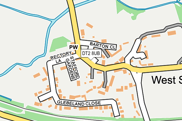 DT2 8UB map - OS OpenMap – Local (Ordnance Survey)