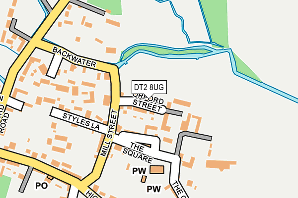 DT2 8UG map - OS OpenMap – Local (Ordnance Survey)