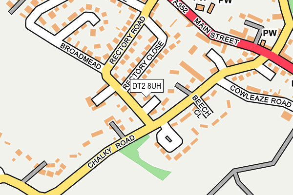 DT2 8UH map - OS OpenMap – Local (Ordnance Survey)