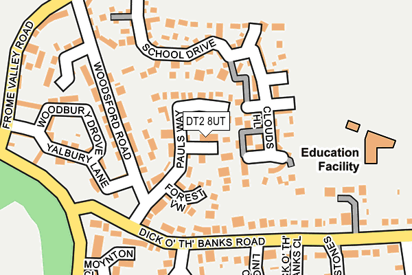 DT2 8UT map - OS OpenMap – Local (Ordnance Survey)