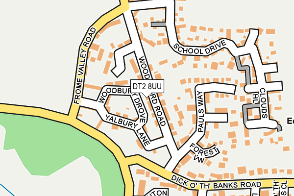 DT2 8UU map - OS OpenMap – Local (Ordnance Survey)