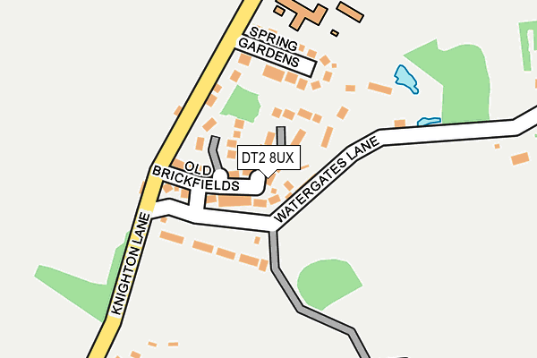 DT2 8UX map - OS OpenMap – Local (Ordnance Survey)