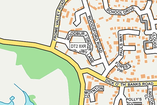 DT2 8XR map - OS OpenMap – Local (Ordnance Survey)