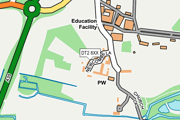 DT2 8XX map - OS OpenMap – Local (Ordnance Survey)