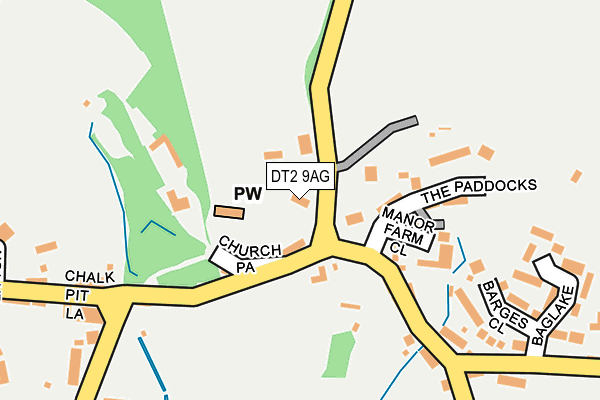DT2 9AG map - OS OpenMap – Local (Ordnance Survey)