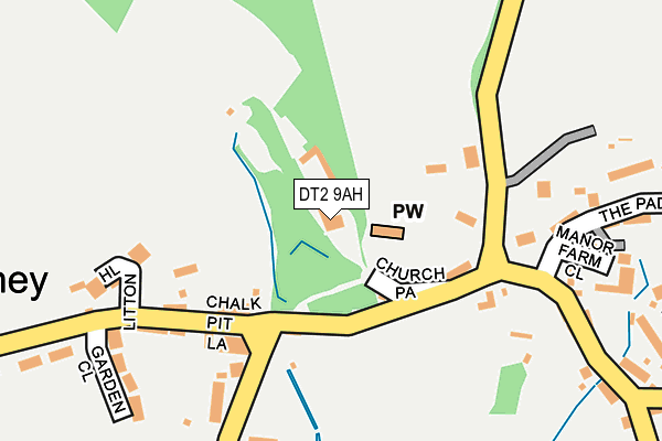 DT2 9AH map - OS OpenMap – Local (Ordnance Survey)