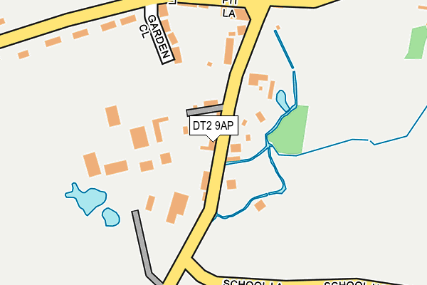 DT2 9AP map - OS OpenMap – Local (Ordnance Survey)