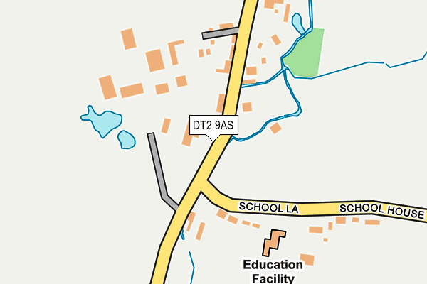 DT2 9AS map - OS OpenMap – Local (Ordnance Survey)