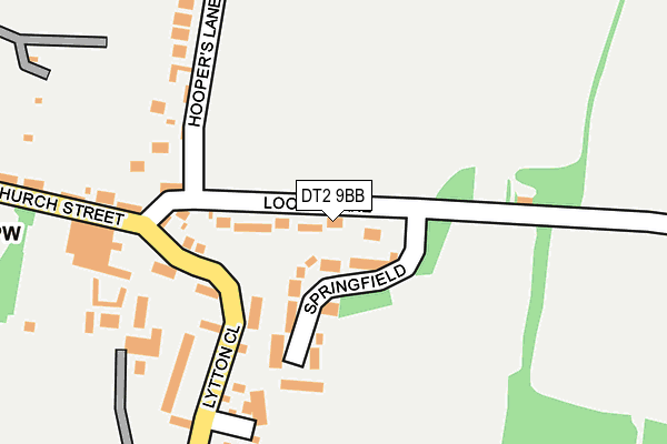 DT2 9BB map - OS OpenMap – Local (Ordnance Survey)