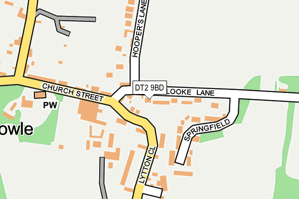 DT2 9BD map - OS OpenMap – Local (Ordnance Survey)