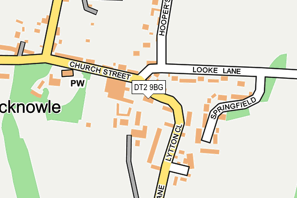 DT2 9BG map - OS OpenMap – Local (Ordnance Survey)