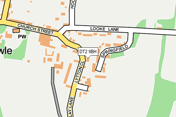 DT2 9BH map - OS OpenMap – Local (Ordnance Survey)