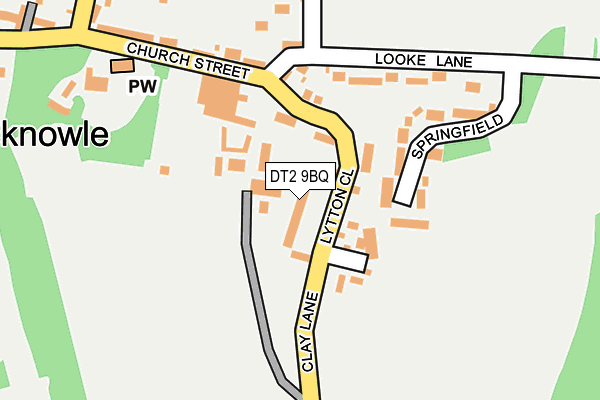 DT2 9BQ map - OS OpenMap – Local (Ordnance Survey)