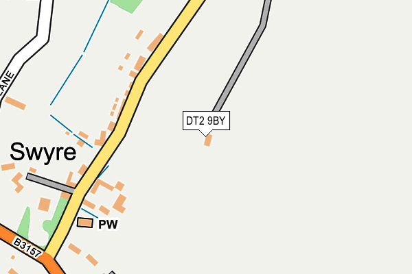 DT2 9BY map - OS OpenMap – Local (Ordnance Survey)