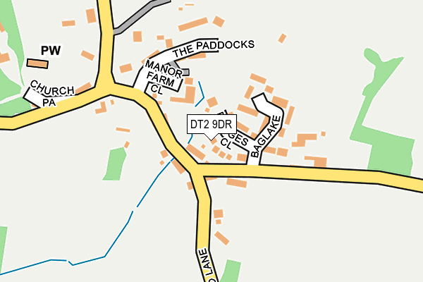 DT2 9DR map - OS OpenMap – Local (Ordnance Survey)