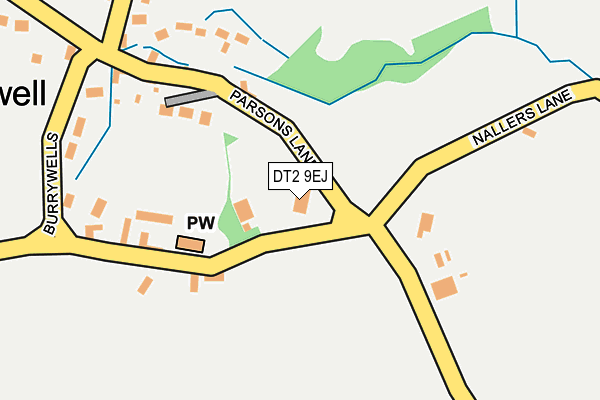 DT2 9EJ map - OS OpenMap – Local (Ordnance Survey)