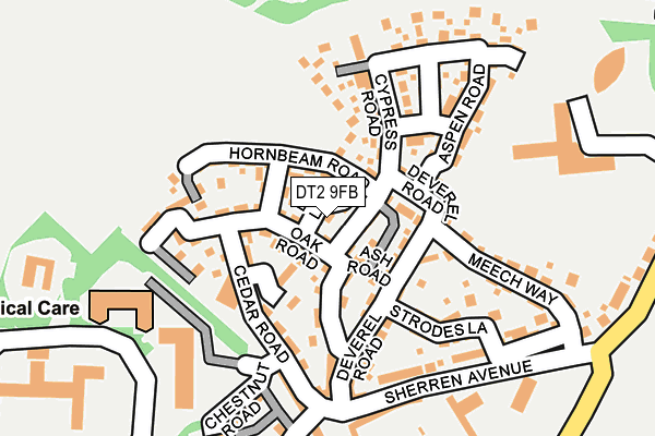 DT2 9FB map - OS OpenMap – Local (Ordnance Survey)