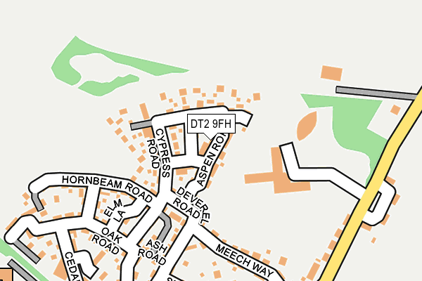 DT2 9FH map - OS OpenMap – Local (Ordnance Survey)