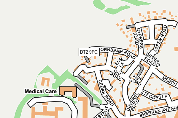DT2 9FQ map - OS OpenMap – Local (Ordnance Survey)