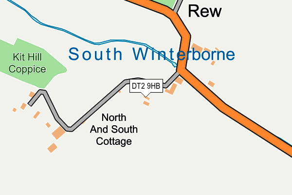 DT2 9HB map - OS OpenMap – Local (Ordnance Survey)