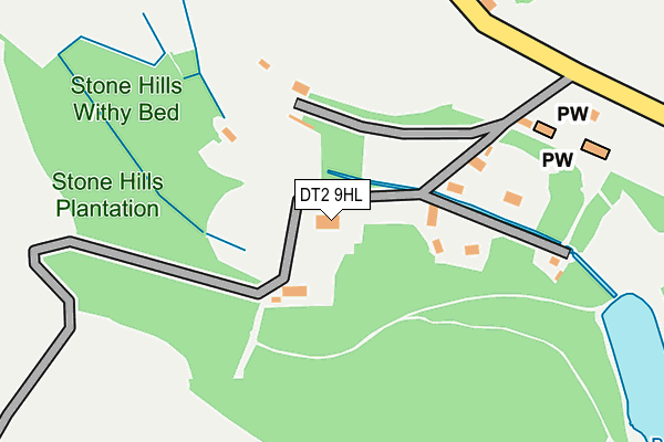 DT2 9HL map - OS OpenMap – Local (Ordnance Survey)