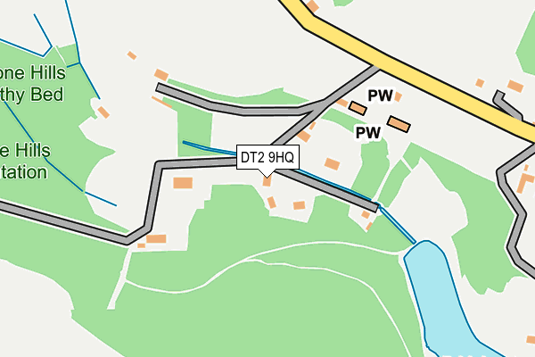 DT2 9HQ map - OS OpenMap – Local (Ordnance Survey)