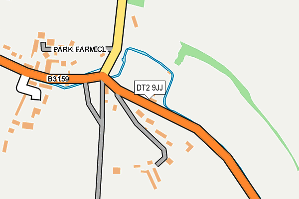 DT2 9JJ map - OS OpenMap – Local (Ordnance Survey)