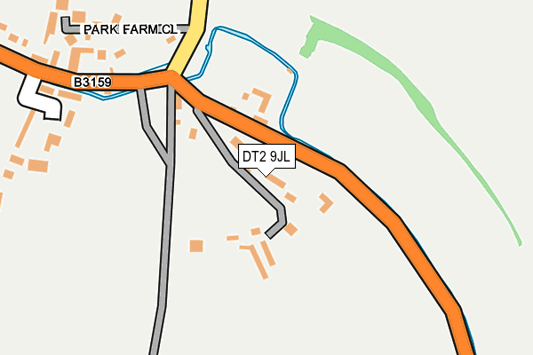 DT2 9JL map - OS OpenMap – Local (Ordnance Survey)
