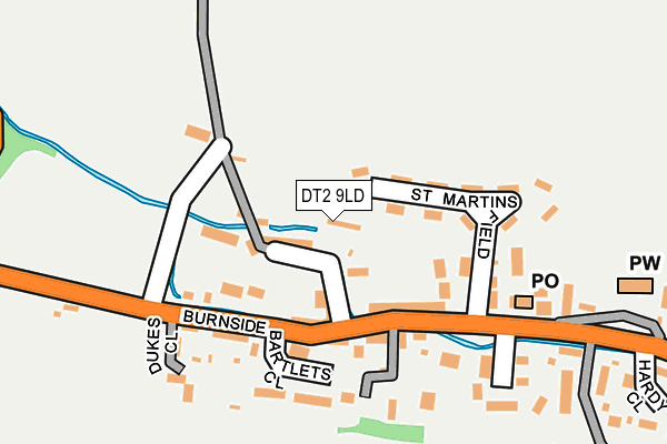 DT2 9LD map - OS OpenMap – Local (Ordnance Survey)