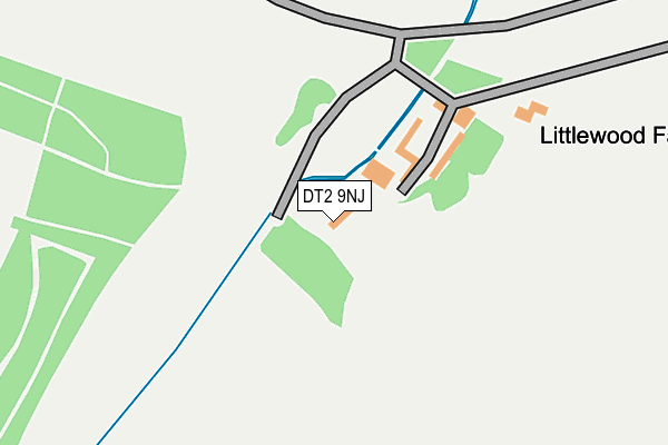 DT2 9NJ map - OS OpenMap – Local (Ordnance Survey)