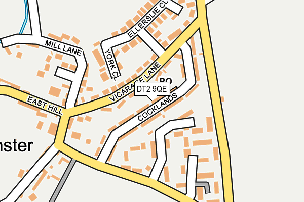 DT2 9QE map - OS OpenMap – Local (Ordnance Survey)