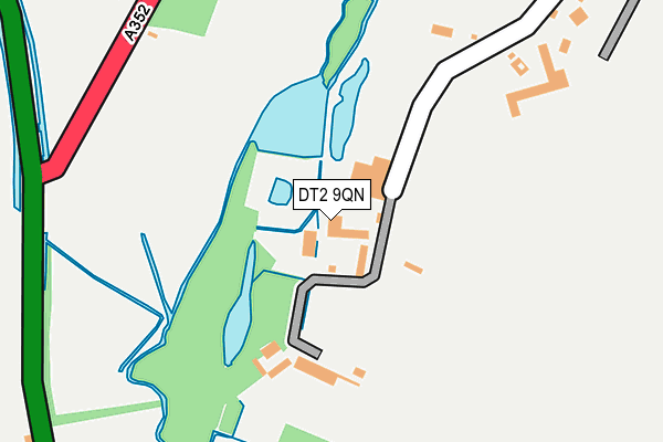 DT2 9QN map - OS OpenMap – Local (Ordnance Survey)
