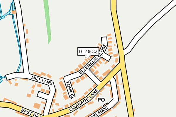 DT2 9QQ map - OS OpenMap – Local (Ordnance Survey)