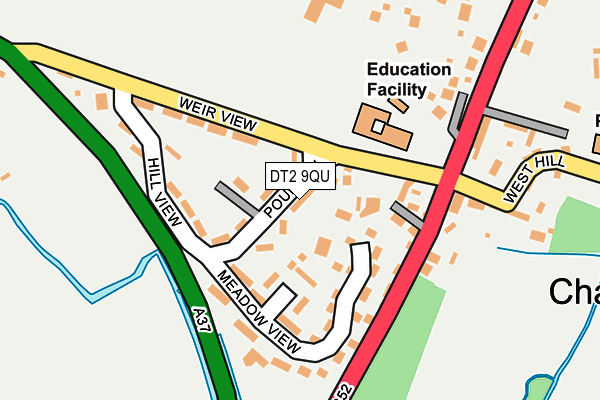 DT2 9QU map - OS OpenMap – Local (Ordnance Survey)