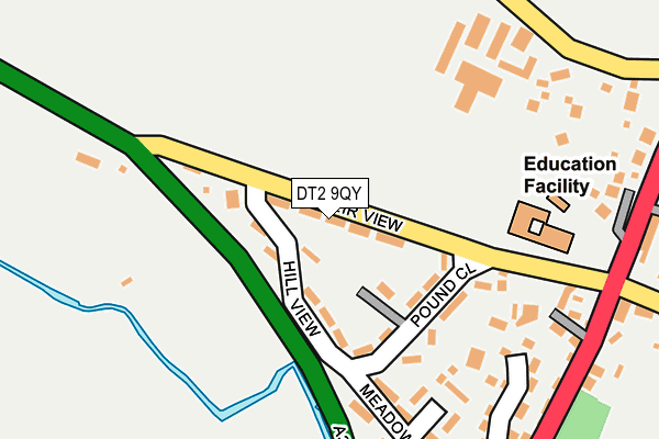 DT2 9QY map - OS OpenMap – Local (Ordnance Survey)